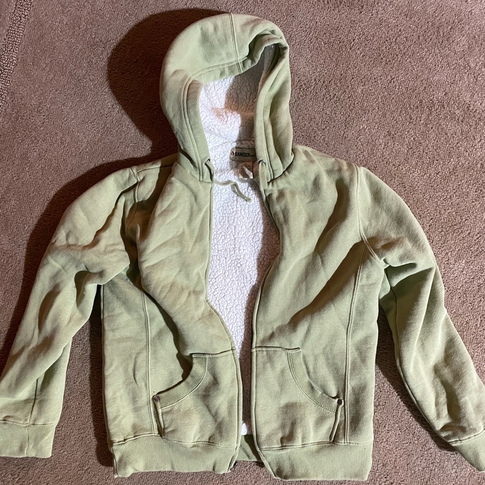 Gander Mountain Fleece lined hoodie.